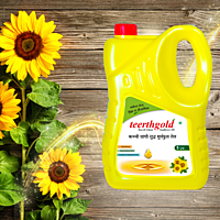 Teerthgold's Cold Pressed Sunflower Oil 5 Litre Pack Teerthgold's Cold Pressed Sunflower Oil 5 Litre Pack