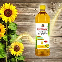 Teerthgold's Cold Pressed Sunflower Oil 2 Liter Pack Teerthgold's Cold Pressed Sunflower Oil 2 Liter Pack