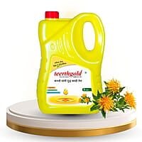 Teerthgold's Safflower (Kardi) Oil 5 Litre Teerthgold's Safflower (Kardi) Oil 5 Litre