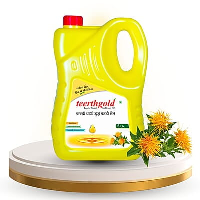 Teerthgold's Safflower (Kardi) Oil 5 Litre