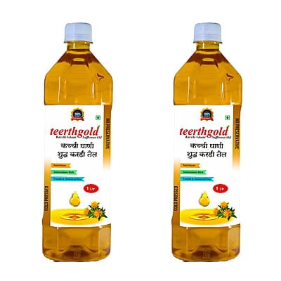 Teerthgold's Safflower (Kardi) Oil 2 Litre Pack